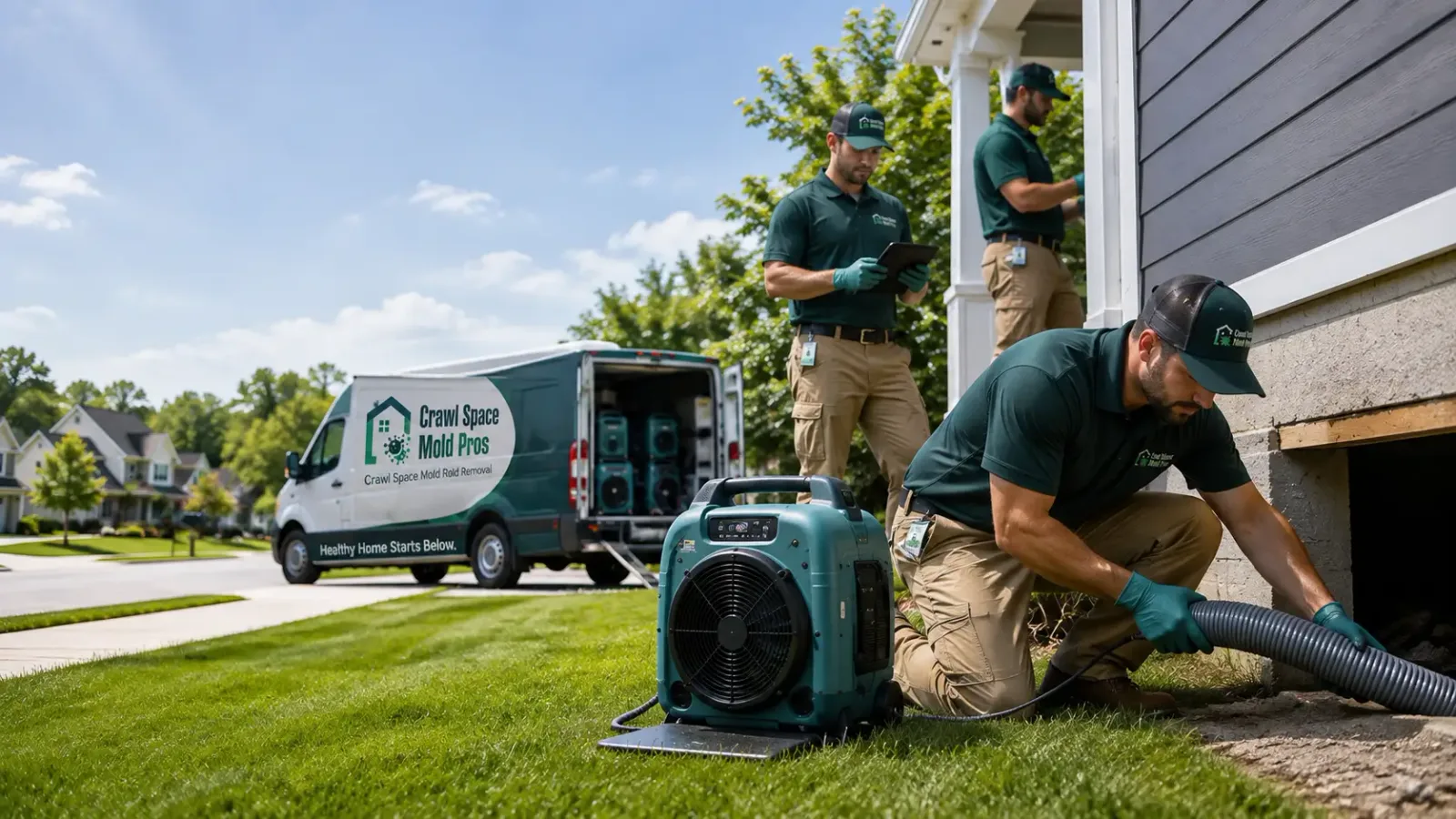 Crawl Space Mold Removal in Claytonville, IL